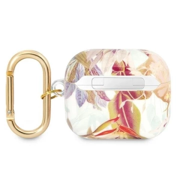 Guess GUA3HHFLU AirPods 3 kryt fioletowy/purple Flower Strap Collection
