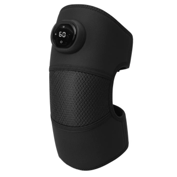 Heizband mit Massagefunktion für Knie, Ellbogen oder Schulter – Wärme, Linderung von Gelenkschmerzen, Rehabilitation, Thermotherapie – Dr.Medic FlexTherm™ Schwarz