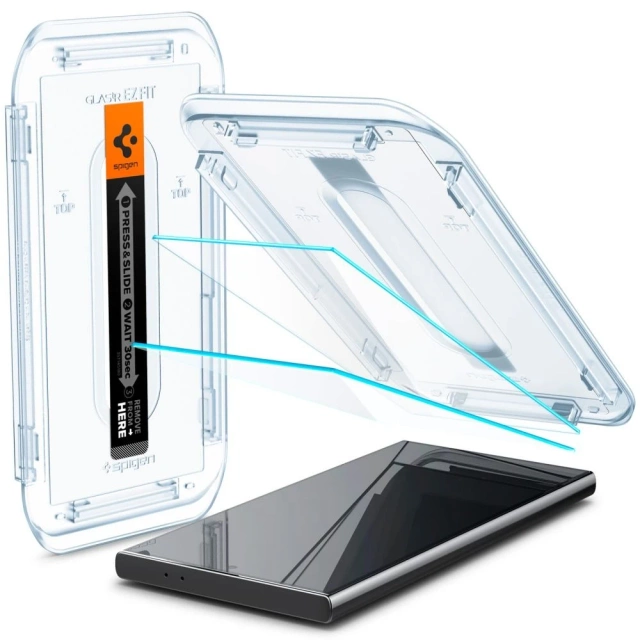 Spigen Glas.tR Tempered Glass "EZ Fit" 2 шт. для Samsung Galaxy S24 Ultra Clear