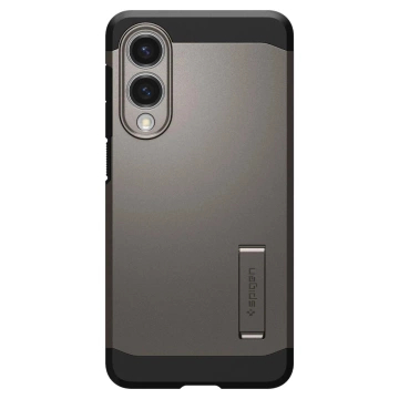 Puzdro Spigen Tough Armor Mag pre Samsung Galaxy S25 Edge, sivo-čierne