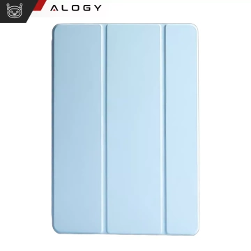 Sklenené puzdro pre Apple iPad 10. generácie. 10,9" puzdro na tablet 2022 Alogy Smart Case držiak na ceruzku modrý