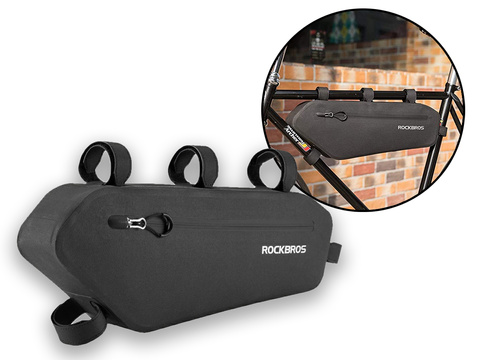 Brašna na kolo pod rám RockBros AS-018 Black
