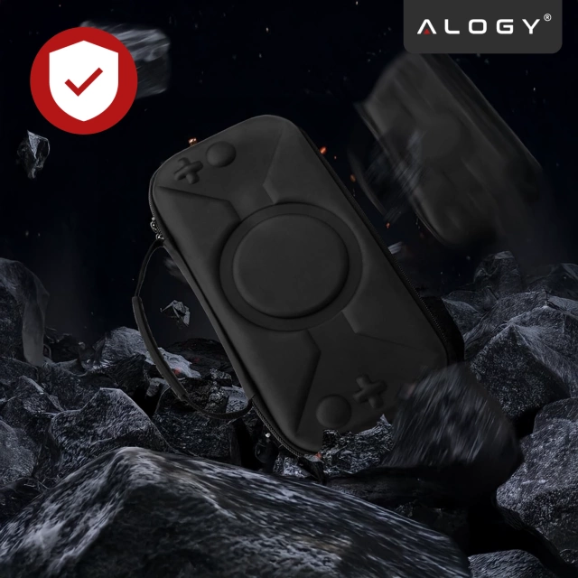 Handyhülle Wasserdichtes Gehäuse Alogy universal IPX8 bis 6,5 Schwarz