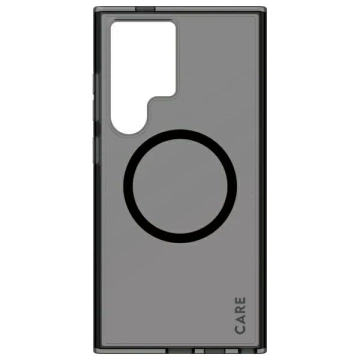 Kryt Etui pre Samsung Galaxy S24 Ultra CARE by PanzerGlass Flagship QI, dymový