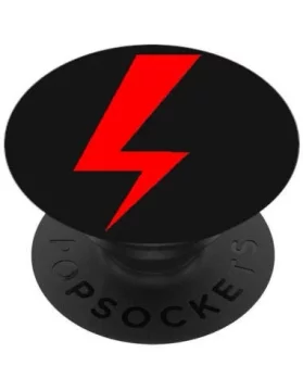 Uchwyt PopSockets Custom - Błyskawica Czarny do Telefonów i Tabletów