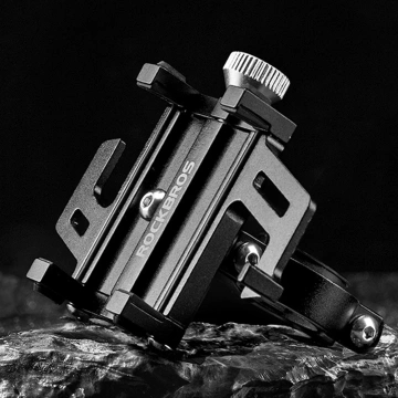 Hliníkový držiak na bicykel Rockbros 699-BK pre riadidlá 55-100 mm – čierny