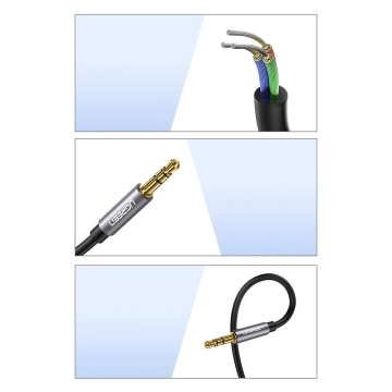UGREEN cable to AUX mini jack extension adapter 3.5 mm 1.5 m blue (AV118)