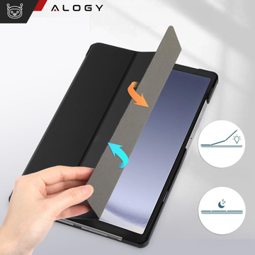 Pouzdro na tablet Samsung Galaxy Tab A9 2023 8,7" X110 / X115 Pouzdro na tablet Alogy Book Cover Black