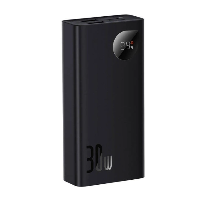 Baseus Adaman2 Powerbank 10000mAh, 2xUSB, USB-C, 30W (black)