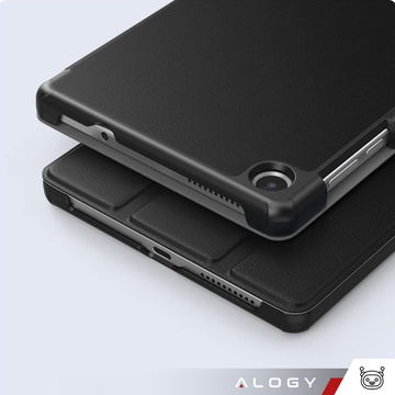 Case for Lenovo Tab M8 4gen TB300XU TB300FU Book Cover Case Alogy Black