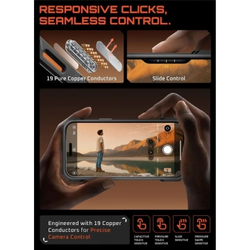 Etui Ochronne do iPhone 17 Pro Supcase UB Grip Mag MagSafe Clear/Coral