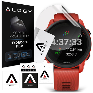 2x ochranná fólia Alogy Hydrogel Smartwatch pre Garmin Forerunner 745