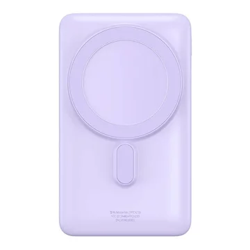 Power Bank Baseus Magnetic 10000mAh 20W (fialová)