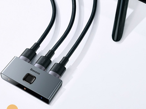 Двонаправлений розгалужувач Baseus Switcher Full HDMI 4K 30Hz 2x1 / 1x2