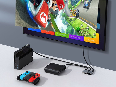 Двонаправлений розгалужувач Baseus Switcher Full HDMI 4K 30Hz 2x1 / 1x2