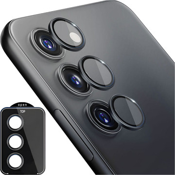 Скло для Samsung Galaxy S23 FE Camera Protector Lens 3mk Lens Protection Pro Black Protective Cover