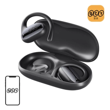 Bluetooth-навушники QCY T30 Crossky GTR2, 28 годин, IPX5, мікрофон ENC – чорні