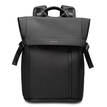 Bange wasserdichter Rucksack für 15,6-Zoll-Laptop, Stadtreisender, 45 x 30 x 16 cm, für Arbeit, Flugzeug, Herren, Damen, mit USB-Anschluss Schwarz