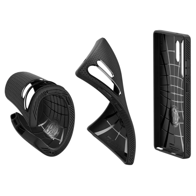 Ochranný kryt Spigen Liquid Air pro Samsung Galaxy S25 Ultra, matný, černý