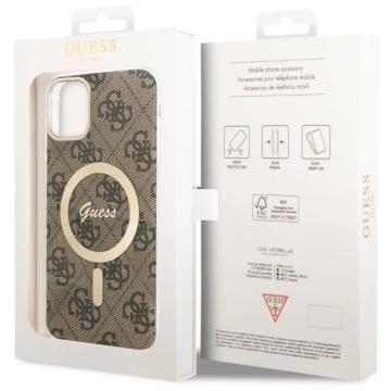Etui Guess GUHMN61H4STW pre iPhone 11 6,1" pevné puzdro 4G MagSafe