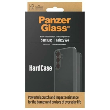 Samsung Galaxy S24 PanzerGlass HardCase D3O Schwarzes Gehäuse