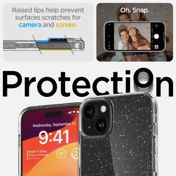 Etui Spigen Liquid Crystal pro Apple iPhone 15 Plus Glitter Crystal