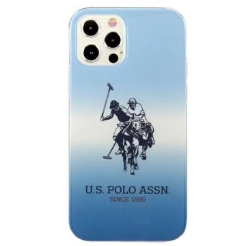 Pouzdro na telefon US Polo Gradient Collection iPhone 12/12 Pro 6,1". modrá/modrá