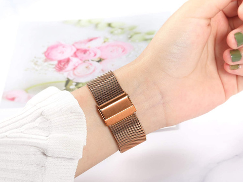 Milanese Armband Alogy Armband für Apple Watch 38/40 / 41mm Roségold