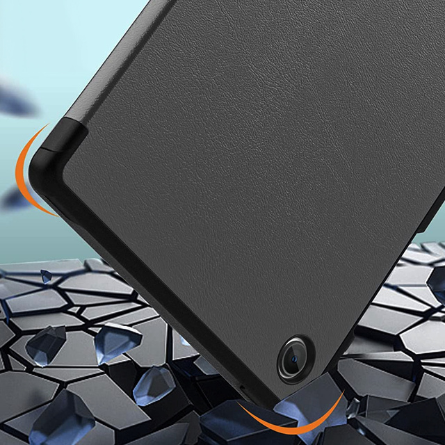 Puzdro Alogy Book Cover Case pre Samsung Galaxy Tab A8 2021 SM-X200 / SM-X205 šedé fóliové dotykové pero