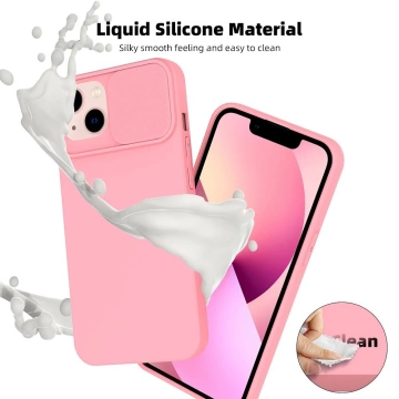 SLIDE puzdro pre IPHONE 14 Pro Max svetlo ružové