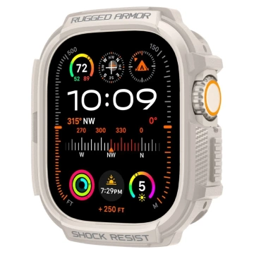 Etui Spigen Rugged Armor do Apple Watch Ultra 1 / 2 (49 mm) Dune Beige