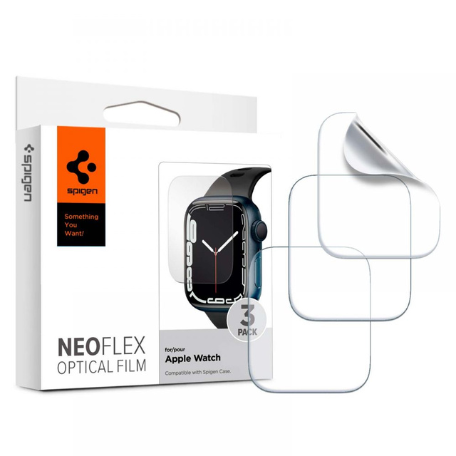 Захисна гідрогелева плівка Spigen Neo Flex x3 для Apple Watch 7 45 мм
