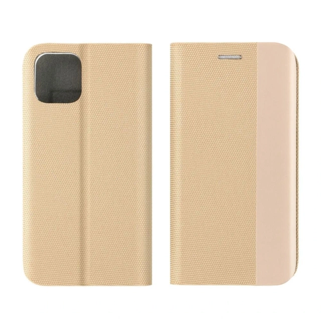 Чохол-книжка SENSITIVE для Xiaomi Redmi Note 14 Pro Gold Stand 360