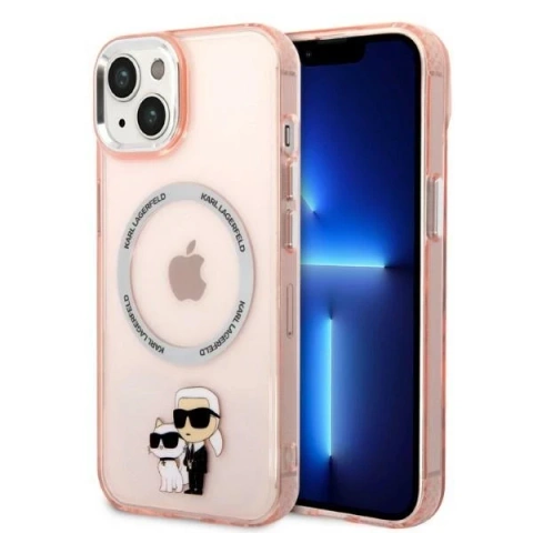 Etui Karl Lagerfeld KLHMP14MHNKCIP do iPhone 14 Plus 6,7" hardcase Iconic Karl&Choupette Magsafe