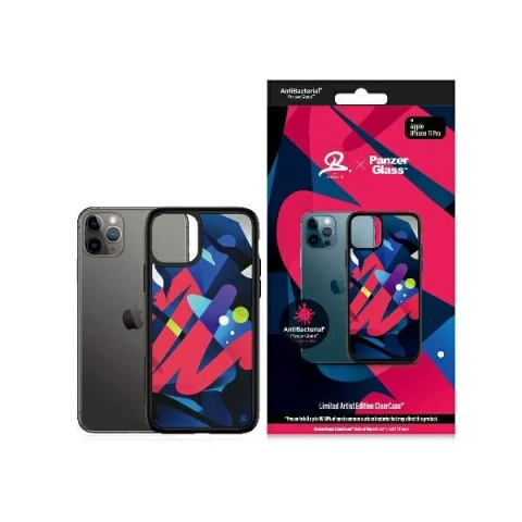 Antibakteriálne puzdro Etui PanzerGlass ClearCase pre iPhone 11 Pro Mikael B Limited Artist Edition