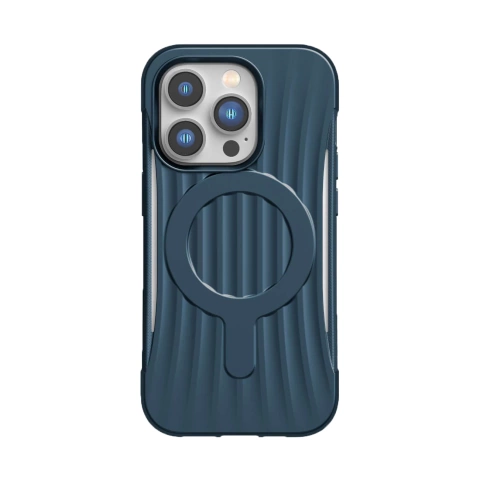 Raptic Clutch Built Case for iPhone 14 Pro Max with MagSafe back cover blue