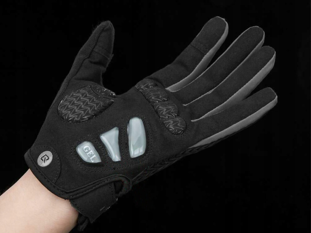 Športové cyklistické rukavice M RockBros cyklistické rukavice S169-1-M Black