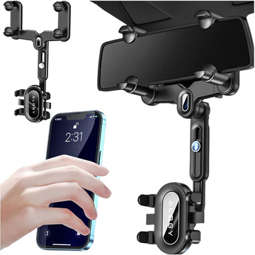 Автомобільний тримач для дзеркала заднього виду автомобіля Alogy Mirror Car Holder Black