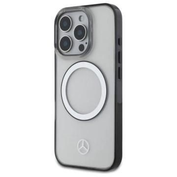 Etui Mercedes для iPhone 16 Pro Max 6.9" MagSafe Transparent Hardcase Printed logo
