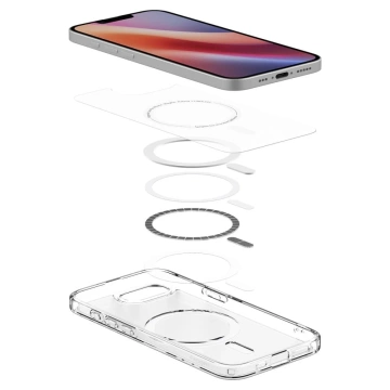 Etui do iPhone 16e Spigen Ultra Hybrid Mag MagSafe Frost White
