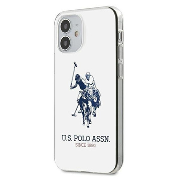 Чохол для телефону US Polo Shiny Big Logo iPhone 12 mini 5.4". білий/білий