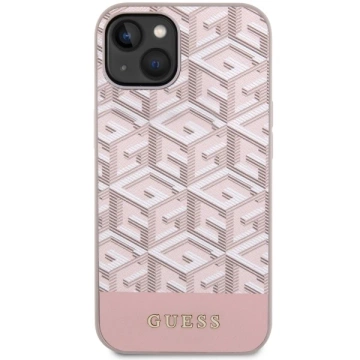 Жорсткий чохол Etui Guess GUHMP14SHGCFSEP для iPhone 14 6,1" GCube Stripes MagSafe