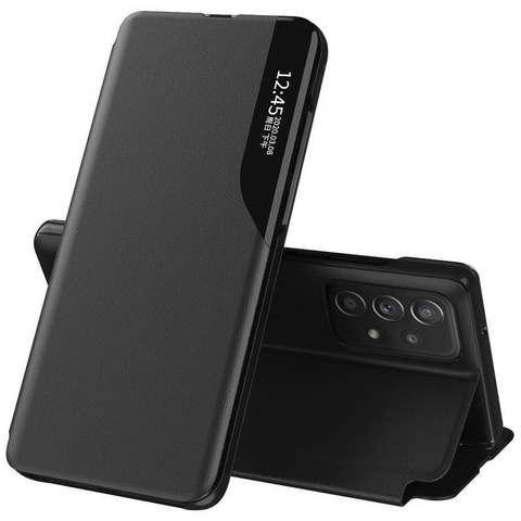Flip Wallet Alogy Leather Smart View Cover Samsung Galaxy A52 5G / A52s Black