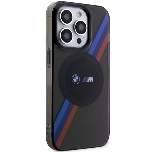 Etui BMW BMHMP14XHDTK für Apple iPhone 14 Pro Max 6,7" Hardcase Tricolor Stripes MagSafe