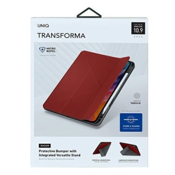 Чохол UNIQ для Transforma Rigor iPad Air 10,9 (2020) red / coral red Atnimicrobial