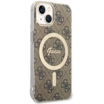 Etui Guess GUHMP14SH4STW pro iPhone 14 6,1" pevný obal 4G MagSafe