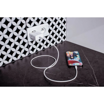 Nabíjačka Forcell 20W USB-C PD QC 4.0 Lightning kábel pre iPhone 12 13 14