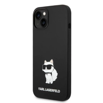 Etui Karl Lagerfeld KLHCP14MSNCHBCK na iPhone 14 Plus 6,7" pevné puzdro silikónová chupette
