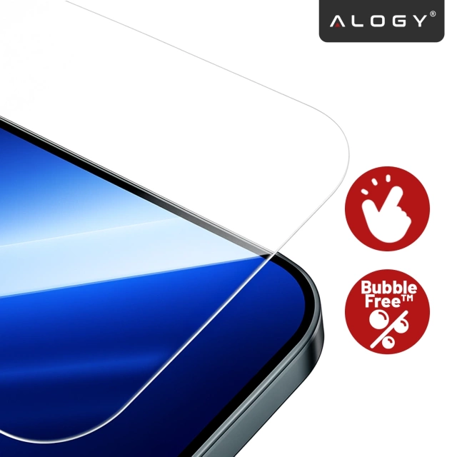 Nerozbitné hybridní sklo 9H pro Zebra TC21/TC26, plně ploché, flexibilní a odolné, Alogy FlexiGlass™ Full – průhledné