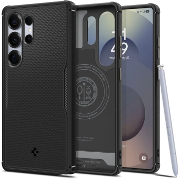 Puzdro Spigen Core Armor Mag pre Samsung Galaxy S25 Ultra, matné, čierne